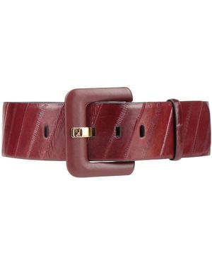 Fendi Belt Leather - Red