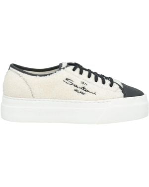 Santoni Trainers - Black