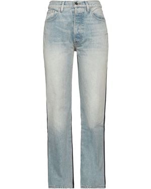 Amiri Jeans Cotton, Cow Leather - Blue