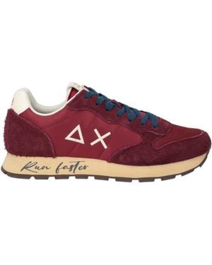 Sun 68 Trainers - Red