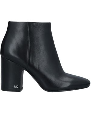 MICHAEL Michael Kors Ankle Boots Soft Leather - Black