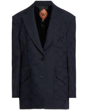 MCM Midnight Blazer Wool, Polyester - Blue