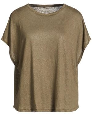 Majestic Filatures Military T-Shirt Linen, Elastane - Green
