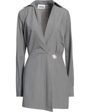 REVISE CONCEPT Mini Dress Polyester, Viscose, Elastane - Grey