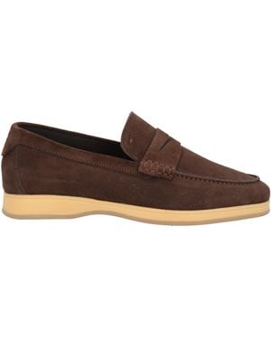 Andrea Ventura Firenze Dark Loafers Leather - Brown