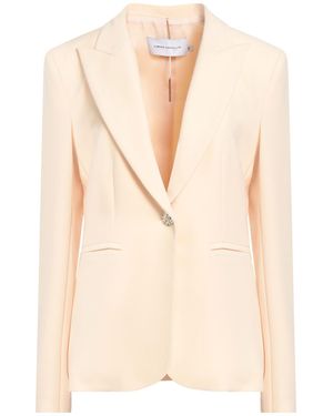 SIMONA CORSELLINI Blazer Polyester, Elastane - Natural