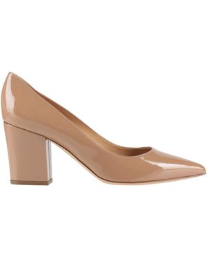 Sergio Rossi Blush Court Shoes Calfskin - Natural