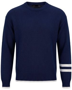 Low Brand Pullover - Bleu