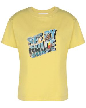 今話題のアイテムを Online | Women for T-shirts Chloé By See Sale off 47% to up Tシャツ(半袖+袖なし)