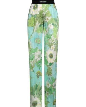 Tom Ford Pants Silk, Elastane, Polyamide - Green