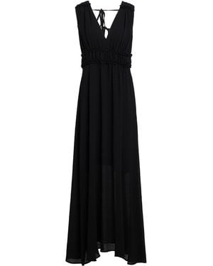 Liu Jo Maxi Dress Polyester, Elastane - Black