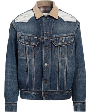 Maison Margiela Denim Outerwear - Blue