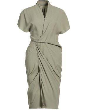 Rick Owens Midi Dress Viscose, Acetate - Green