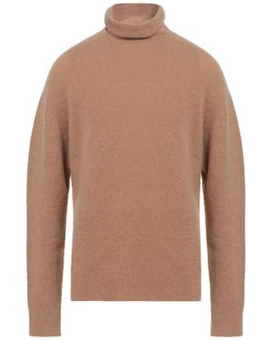 ATOMOFACTORY Sand Turtleneck Alpaca Wool, Wool, Polyamide, Elastane - Brown