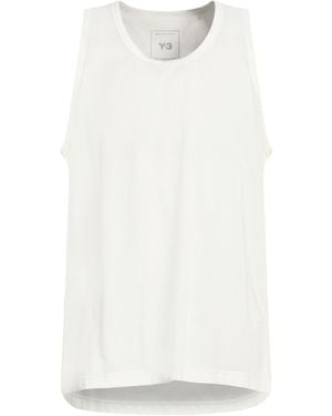 Y-3 Tank Tops - White