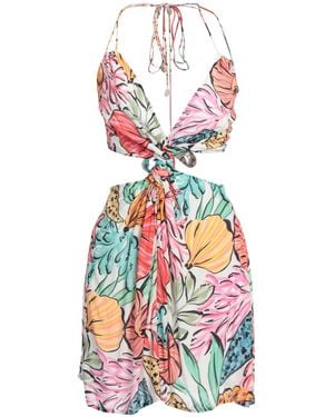 Sundress Mini Dress Viscose - White