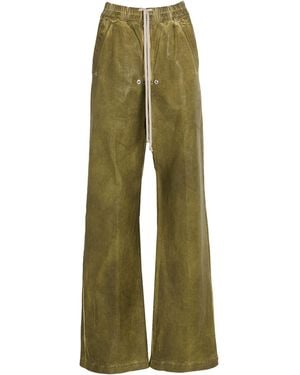 Rick Owens Military Jeans Cotton, Polyester, Elastane - Green