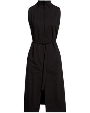 Hevò Midi Dress Cotton, Polyamide, Elastane - Black