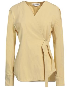 Victoria Beckham Top Organic Cotton, Cotton, Elastane - Yellow