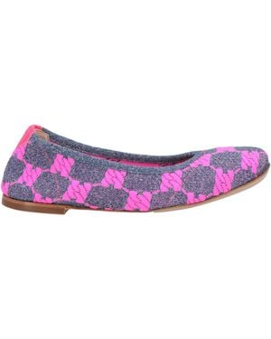 Casadei Ballet Flats Textile Fibres - Pink