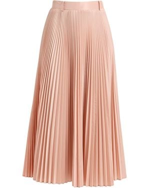 Max Mara Maxi Skirt Silk, Polyester - Pink