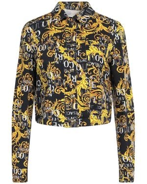 Versace Jeans Couture Denim Outerwear - Black