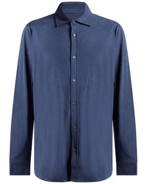 Circolo 1901 Shirt Cotton, Elastane - Blue