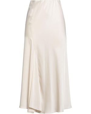 Caractere Ivory Midi Skirt Polyester - White