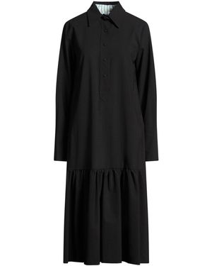 Beatrice B. Midi Dress Polyester, Viscose, Elastane - Black