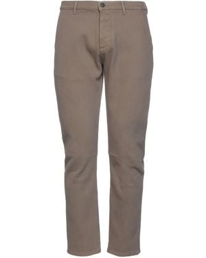 Daniele Alessandrini Trousers Cotton, Elastane - Grey