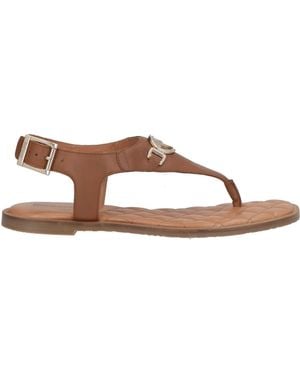 Barbour Thong Sandal Leather - Brown