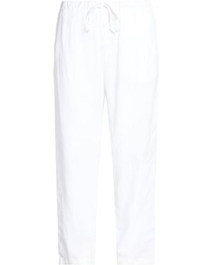120% Lino Trouser - White