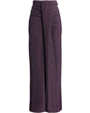 Gaelle Paris Maxi Skirt Polyamide, Polyester, Elastane - Purple