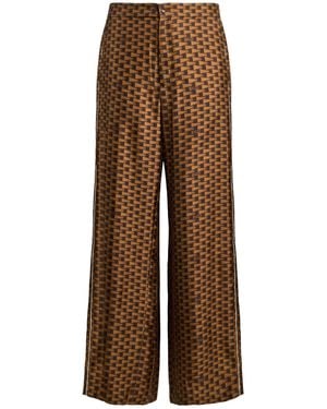Bally Pants Silk - Brown