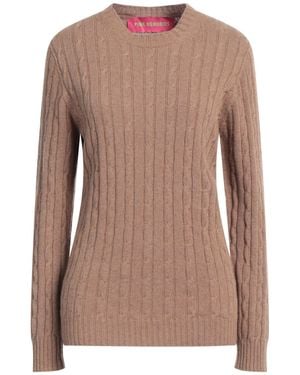 Pink Memories Memories Camel Sweater Recycled Wool, Viscose, Recycled Polyamide, Cashmere - Brown