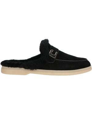 Lola Cruz Mules & Zuecos - Negro