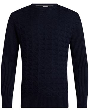 PHILOTINTO Midnight Jumper Merino Wool, Acrylic - Blue