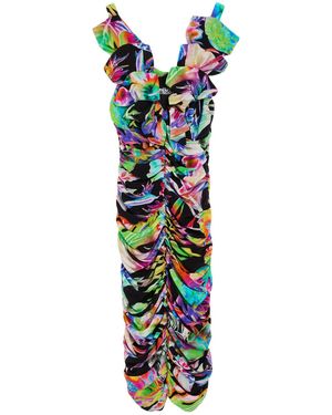 ワンピース Jeremy Scott Yellow floral dress JEREMY SCOTT - Yellow floral dress | Leam Roma - Luxury