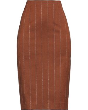 Lardini Midi Skirt - Brown