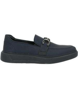 Giovanni Conti Midnight Loafers Leather - Blue