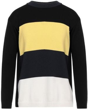 Star Point Sweater Virgin Wool, Cotton, Polyester, Elastane - Black
