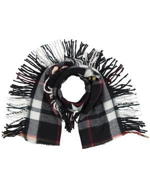 Shirtaporter Scarf Wool, Polyester, Polyamide, Acrylic - Black