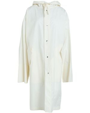 Jil Sander Ivory Overcoat & Trench Coat Cotton - White