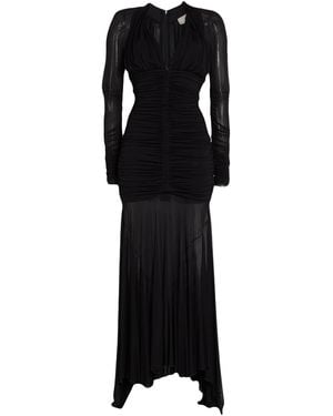 Blumarine Maxi Dress Viscose - Black