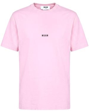 MSGM T-Shirts - Pink