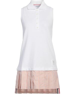 Thom Browne Mini Dress Cotton - White