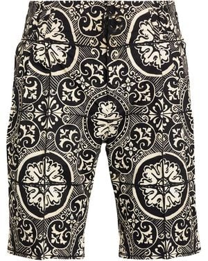 Dolce & Gabbana Shorts & Bermuda Shorts Cotton, Elastane - Grey