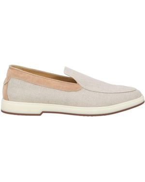 Andrea Ventura Firenze Loafers Textile Fibres, Leather - White