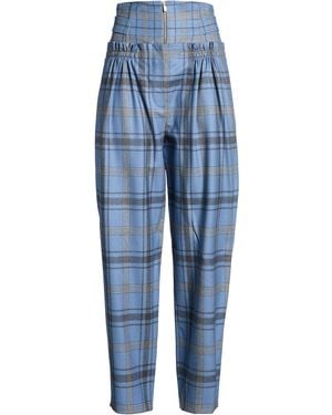 Alberta Ferretti Pants Virgin Wool, Elastane - Blue