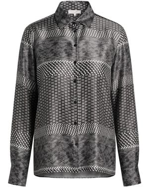 Antonelli Shirt Silk - Gray
